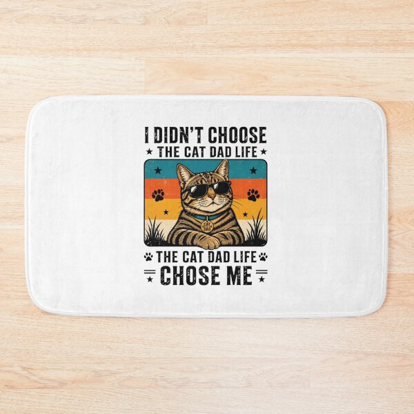 Item preview, Cat Dad Life Retro Sunset Cool Cat Sunglasses designed and sold by SoyLamderma.