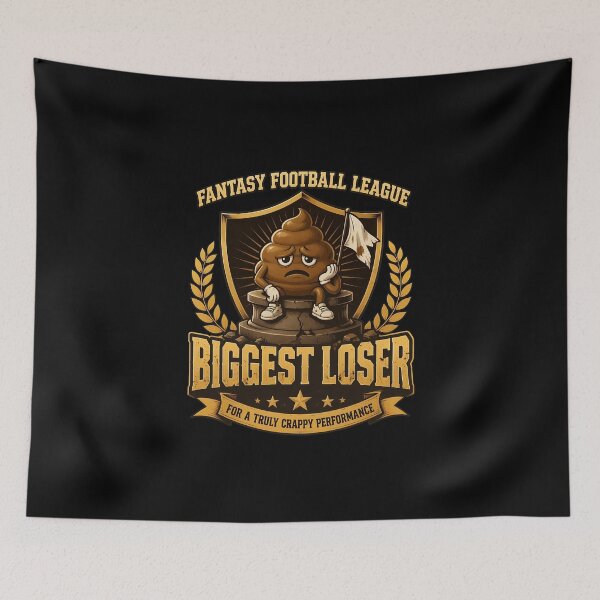 Item preview, Fantasy Football League Biggest Loser Poop Trophy Funny designed and sold by felixpalette.