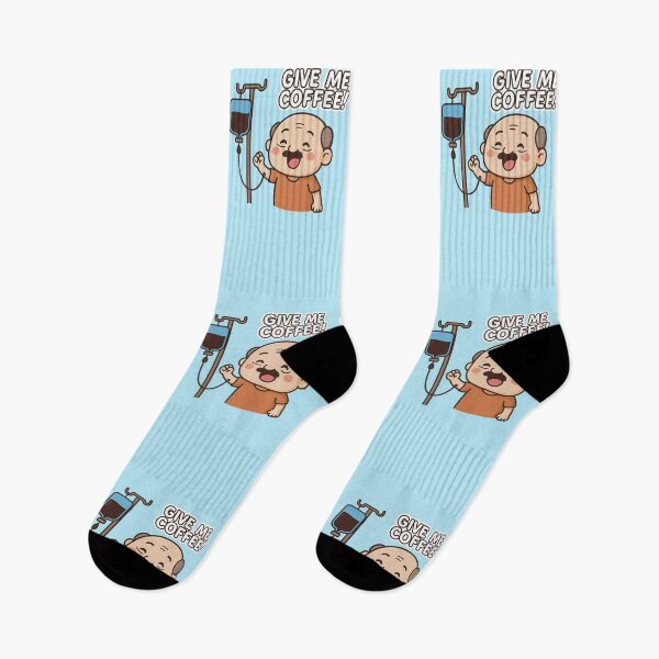 Item preview, Coffee in the vein: survival mode activated designed and sold by Sock Garden.