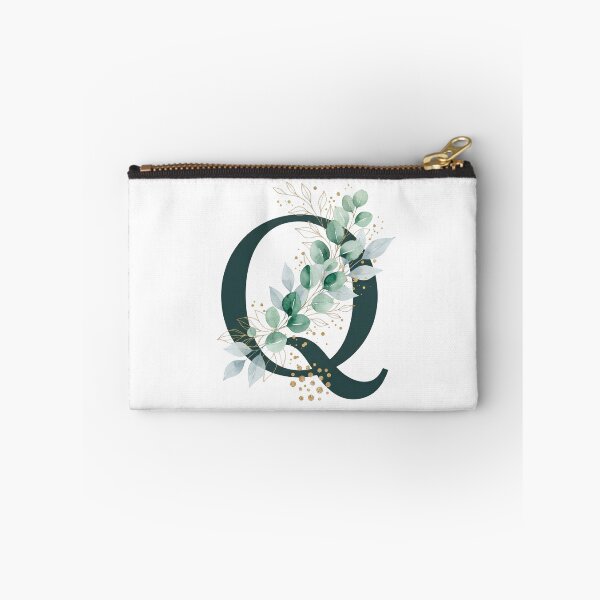 Item preview, Sage Green Botinical Letter Q designed and sold by ITCHAWAWAA.