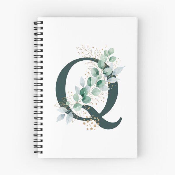 Item preview, Sage Green Botinical Letter Q designed and sold by ITCHAWAWAA.