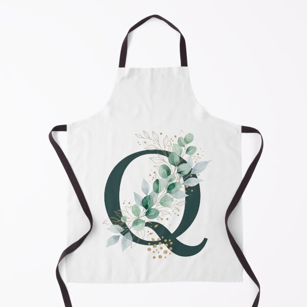 Item preview, Sage Green Botinical Letter Q designed and sold by ITCHAWAWAA.