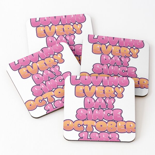 Item preview, LOVING EVERY DAY SINCE OCTOBER 1982 designed and sold by TheIconSmith.