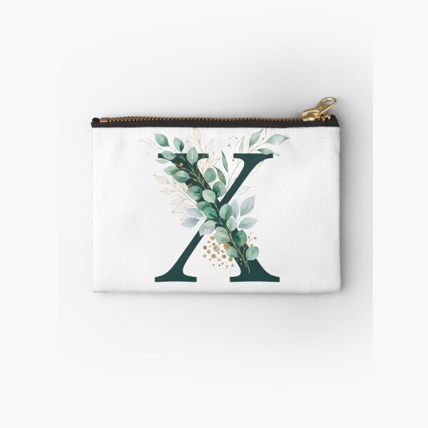Item preview, Sage Green Botinical Letter X designed and sold by ITCHAWAWAA.