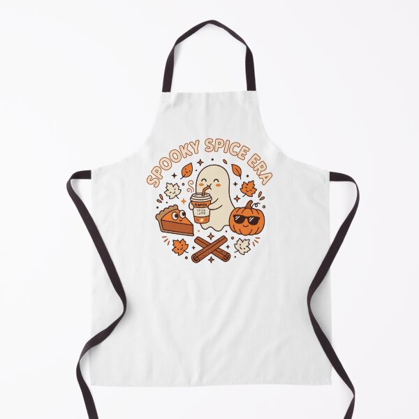 Item preview, Spooky Spice Era Cute Ghost Drinking Pumpkin Spice Latte Fall T-Shirt designed and sold by shaira6831.