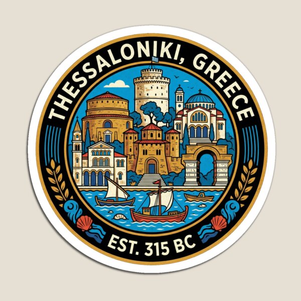 Item preview, Funny Thessaloniki Greece Souvenir Gift for Tourists designed and sold by MichaeIRellov.