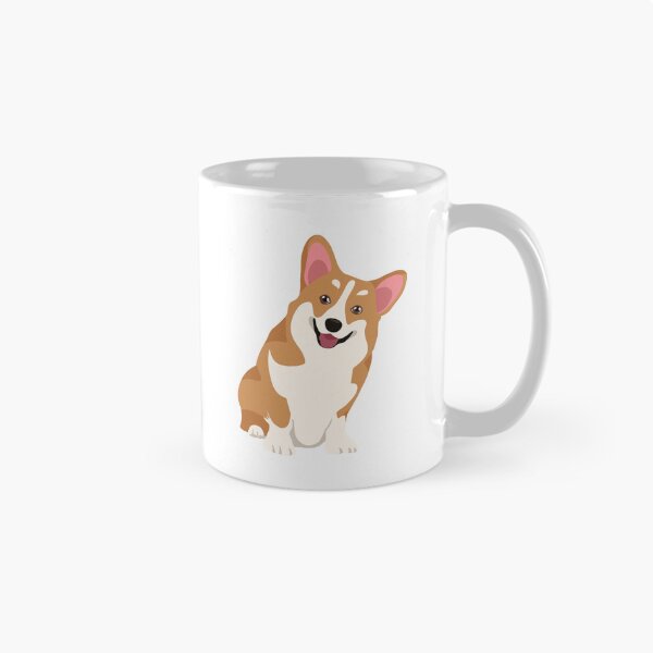 Item preview, Happy Sitting Corgi Head Tilt Dog Illustration designed and sold by svitlaarty.