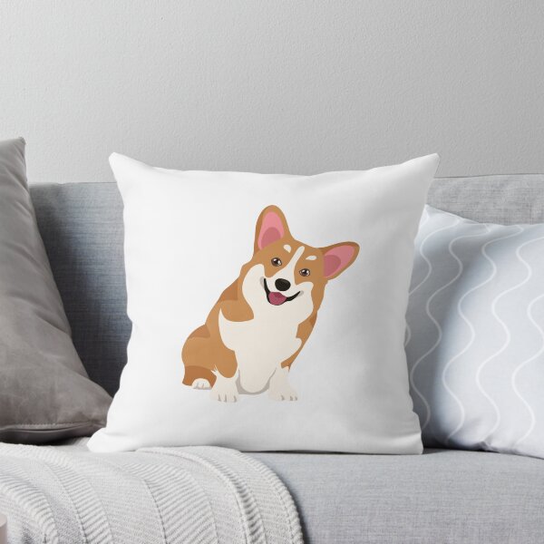 Item preview, Happy Sitting Corgi Head Tilt Dog Illustration designed and sold by svitlaarty.