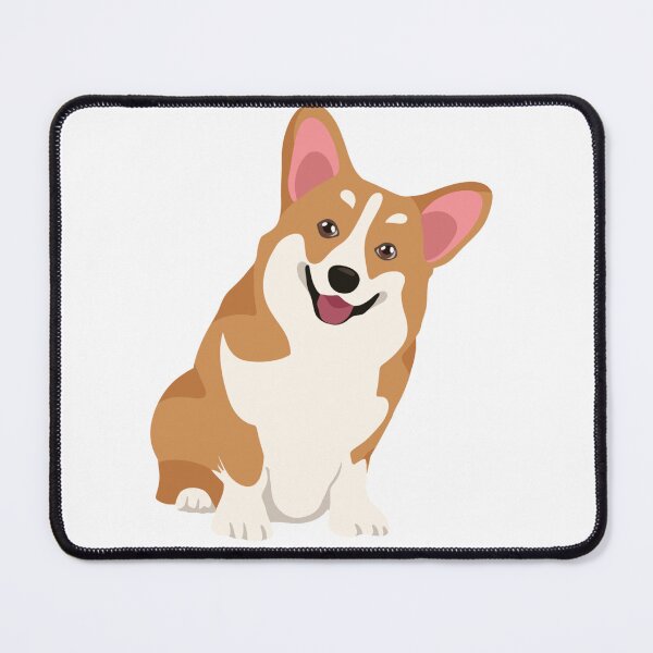 Item preview, Happy Sitting Corgi Head Tilt Dog Illustration designed and sold by svitlaarty.