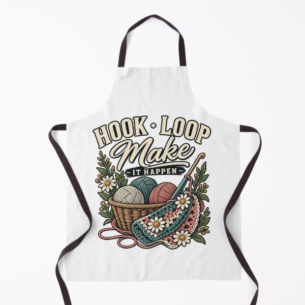 Item preview, Hook Loop Make Crochet Maker T-Shirt designed and sold by Bold Habit Co..