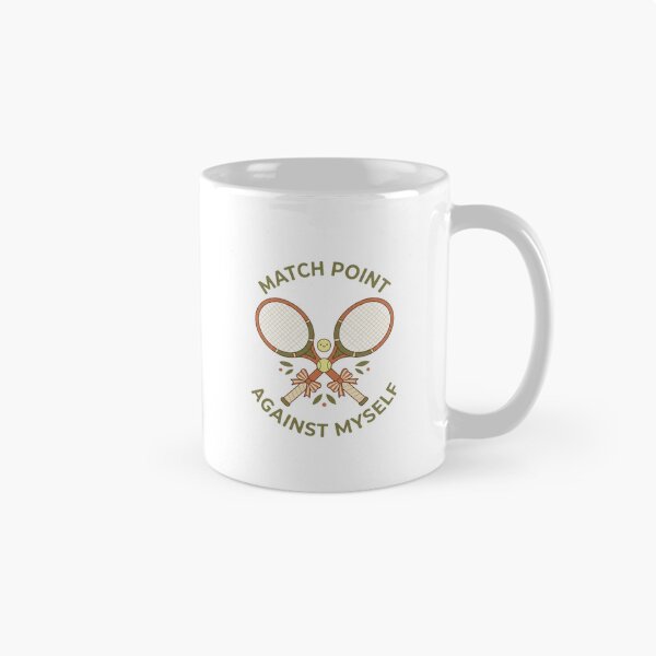 Item preview, Match Point Against Myself - Tennis Design designed and sold by RunningWhiskers.