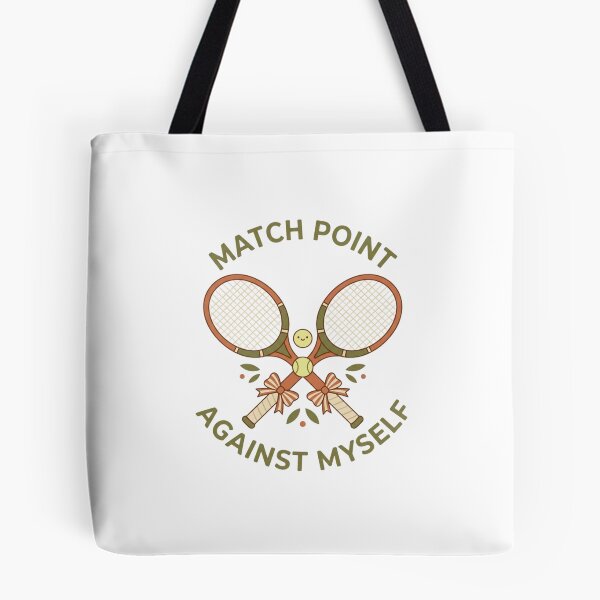 Item preview, Match Point Against Myself - Tennis Design designed and sold by RunningWhiskers.