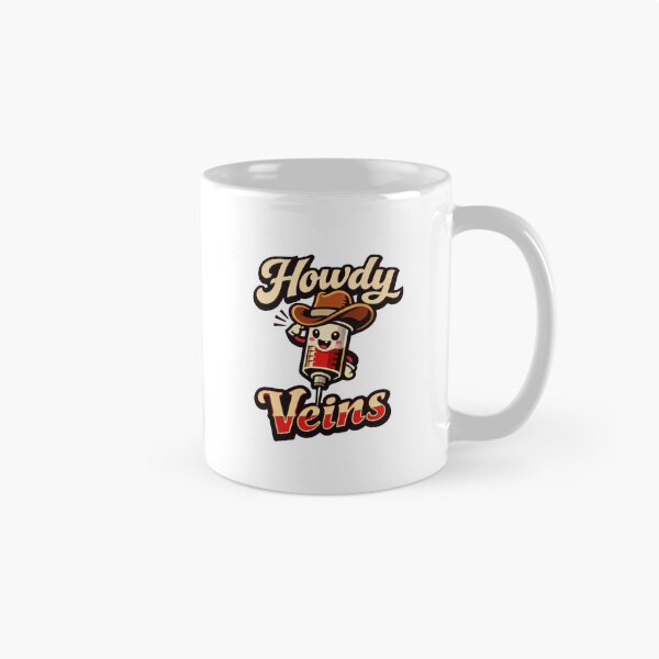 Item preview, Howdy Veins Retro Cowboy Phlebotomist designed and sold by Timeless Junction.