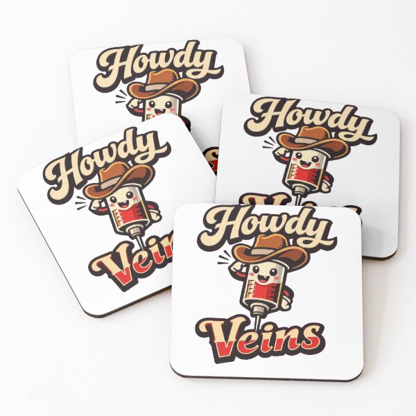 Item preview, Howdy Veins Retro Cowboy Phlebotomist designed and sold by Timeless Junction.