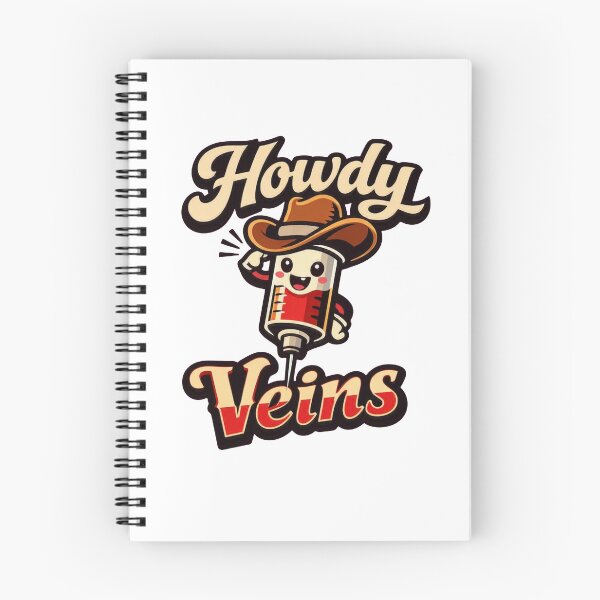 Item preview, Howdy Veins Retro Cowboy Phlebotomist designed and sold by Timeless Junction.