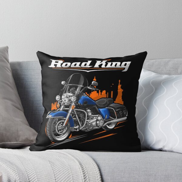 Item preview, Motorcycle Road King Classic FLHRC 2008 Pacific Blue Pearl & Vivid Black for Motorcycle Riders designed and sold by MotoApparelHub.