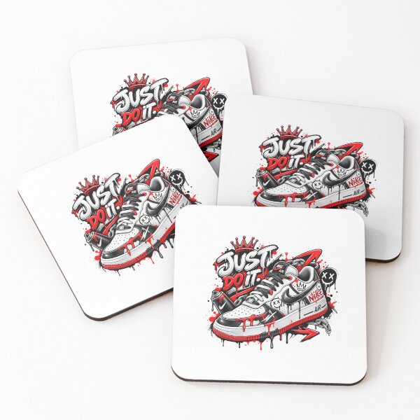 Item preview, Red Black Sneaker Graffiti Streetwear Art Sticker designed and sold by PRIME4YOU.