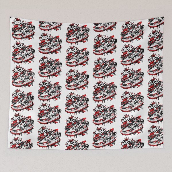 Item preview, Red Black Sneaker Graffiti Streetwear Art Sticker designed and sold by PRIME4YOU.