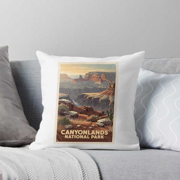 Item preview, Canyonlands National Park Vintage Travel Art designed and sold by Teelogic.