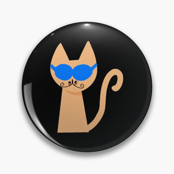 Item preview, Cool Cat with Sunglasses and Mustache designed and sold by SoyLamderma.