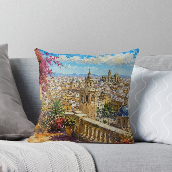 Item preview, A painting of Valencia, Spain – A Beautiful city in Europe. designed and sold by GalleryKauffeld.