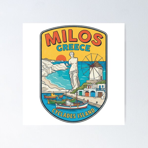 Item preview, Funny Milos Greece Souvenir Gift for Tourists designed and sold by MichaeIRellov.