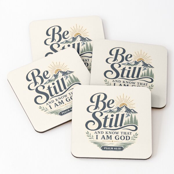 Item preview, Be Still and Know Psalm 46:10 designed and sold by PrayWear.