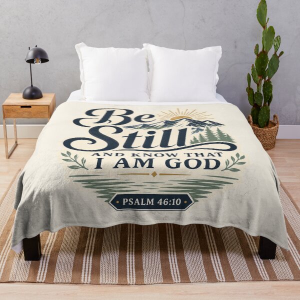 Item preview, Be Still and Know Psalm 46:10 designed and sold by PrayWear.