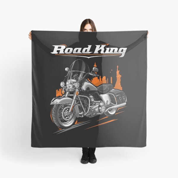 Item preview, Motorcycle Road King Classic FLHRC 2008 White Gold Pearl & Black Pearl for Motorcycle Riders designed and sold by MotoApparelHub.