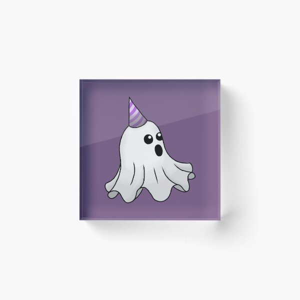 Item preview, Cute Ghost with Party Hat designed and sold by Restarter.