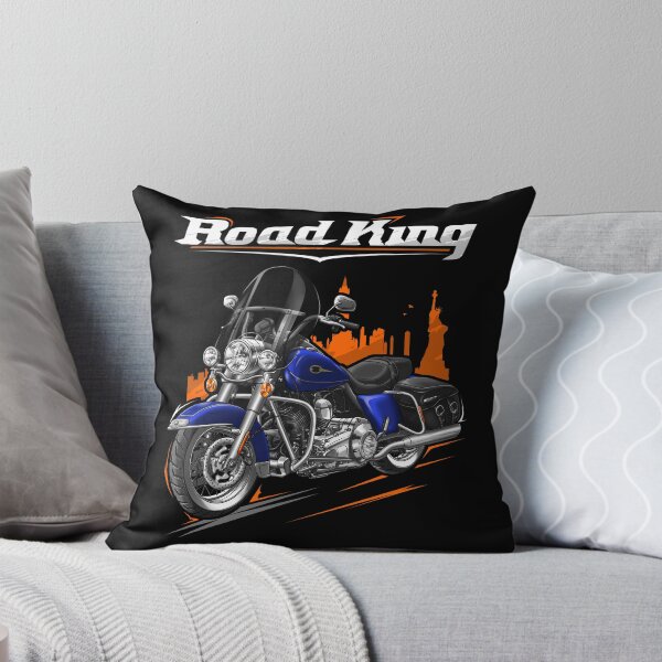 Item preview, Motorcycle Road King Classic FLHRC 2009 Black Ice & Blue Ice for Motorcycle Riders designed and sold by MotoApparelHub.
