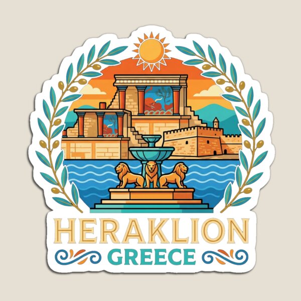 Item preview, Funny Heraklion Crete Greece Souvenir Gift for Tourists designed and sold by MichaeIRellov.