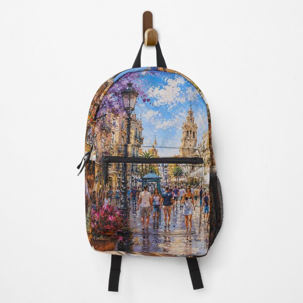 Item preview, Valencia, Spain – a painting of a summer day in this beautiful European city. designed and sold by GalleryKauffeld.