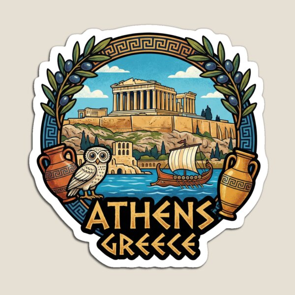 Item preview, Funny Athens Greece Souvenir Gift for Tourists designed and sold by MichaeIRellov.