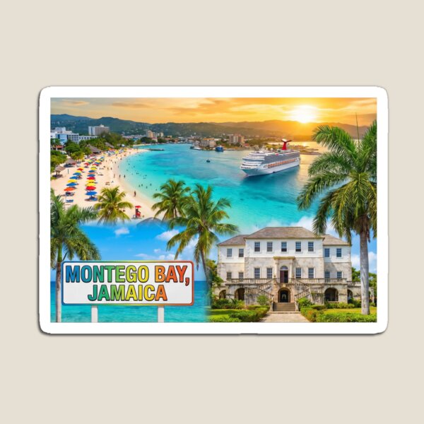 Item preview, Photorealistic Montego Bay Jamaica Souvenir Gift for Tourists designed and sold by MichaeIRellov.