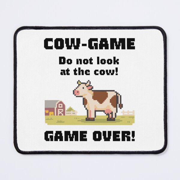 Artikelvorschau, Cow Game Do Not Look At The Cow entworfen und verkauft von Loona97.