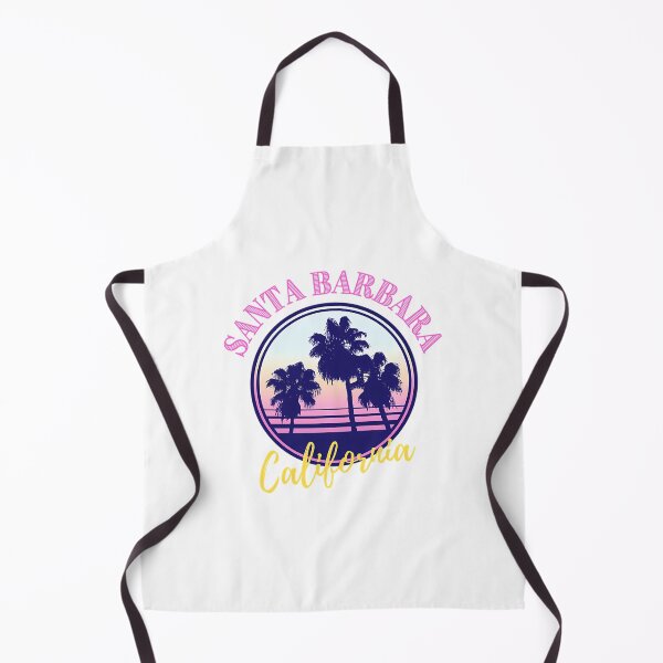 Item preview, Santa Barbara California - Retro Sunset And Palm Trees Design designed and sold by baersylvie.
