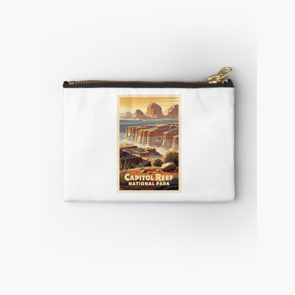 Item preview, Capitol Reef National Park Vintage Travel Art designed and sold by Teelogic.