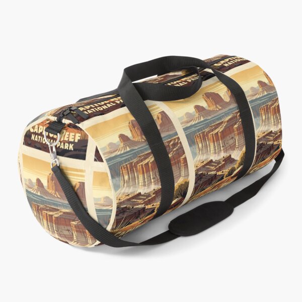 Item preview, Capitol Reef National Park Vintage Travel Art designed and sold by Teelogic.
