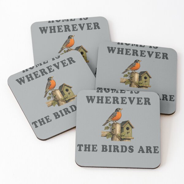Item preview, Home Is Wherever the Birds Are | Vintage Backyard Bird Lover Design designed and sold by Mambila.