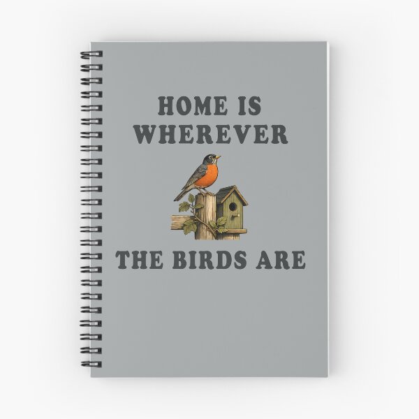 Item preview, Home Is Wherever the Birds Are | Vintage Backyard Bird Lover Design designed and sold by Mambila.