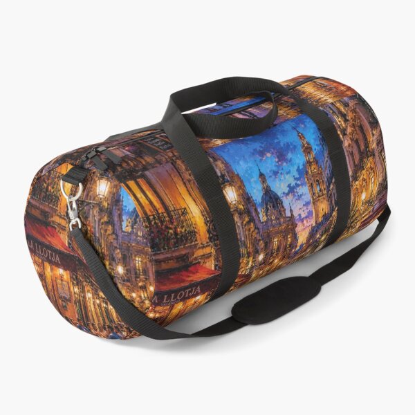 Item preview,  Valencia by night painting, Spain – A Beautiful city in Europe. designed and sold by GalleryKauffeld.