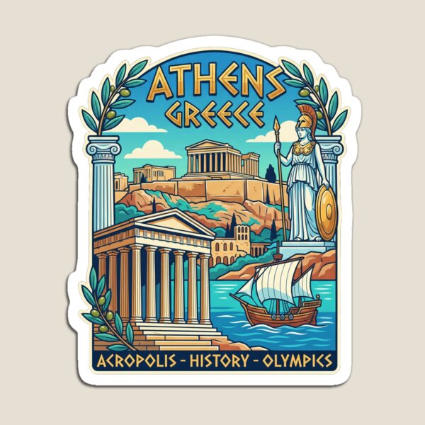 Item preview, Funny Athens Greece Souvenir Gift for Tourists designed and sold by MichaeIRellov.