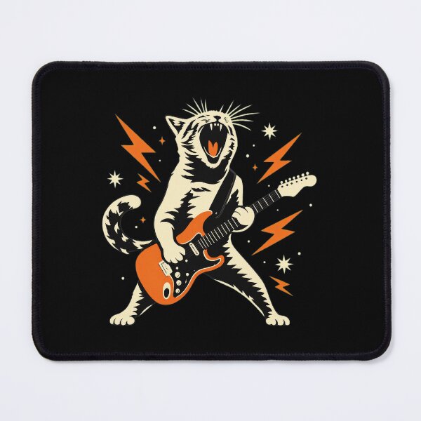 Item preview, Roaring Cat Rock Guitarist designed and sold by SoyLamderma.