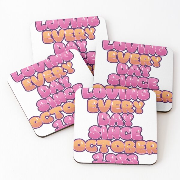 Item preview, LOVING EVERY DAY SINCE OCTOBER 1983 designed and sold by TheIconSmith.