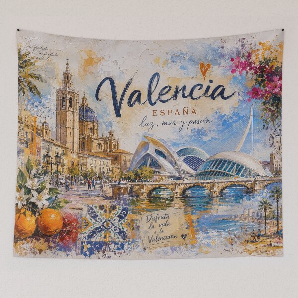 Item preview, Valencia Postcard, Spain – A Beautiful city in Europe. designed and sold by GalleryKauffeld.