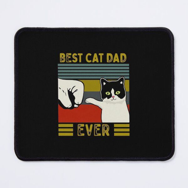 Item preview, Best Cat Dad Ever Fist Bump Retro Design designed and sold by SoyLamderma.