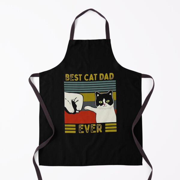 Item preview, Best Cat Dad Ever Fist Bump Retro Design designed and sold by SoyLamderma.