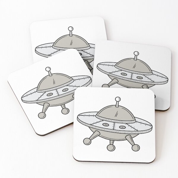 Item preview, (Vintage Sci-Fi): Vintage Alien UFO Spacecraft Outline designed and sold by BUTTER7FLY.