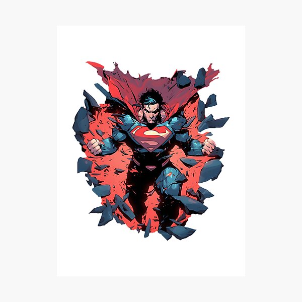 Item preview, Iconic Man Of Steel Retro Comic Book Hero Vintage Style Graphic Design For Fans Of Powerful Flying Superheroes | Best Buy designed and sold by Chelsie Langridge.